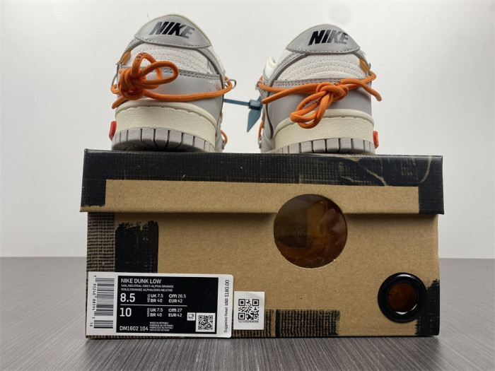 off-white x dunk low